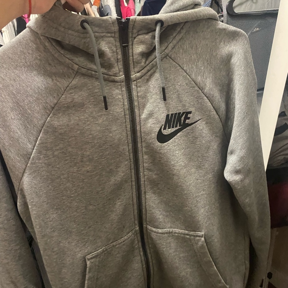 Nike hoodie fleece zip up with pants